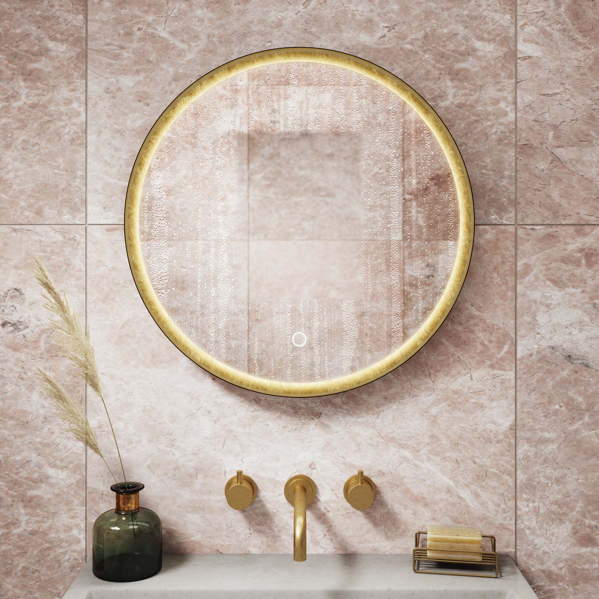 Talia Backlit LED Bathroom Mirror - Image 3