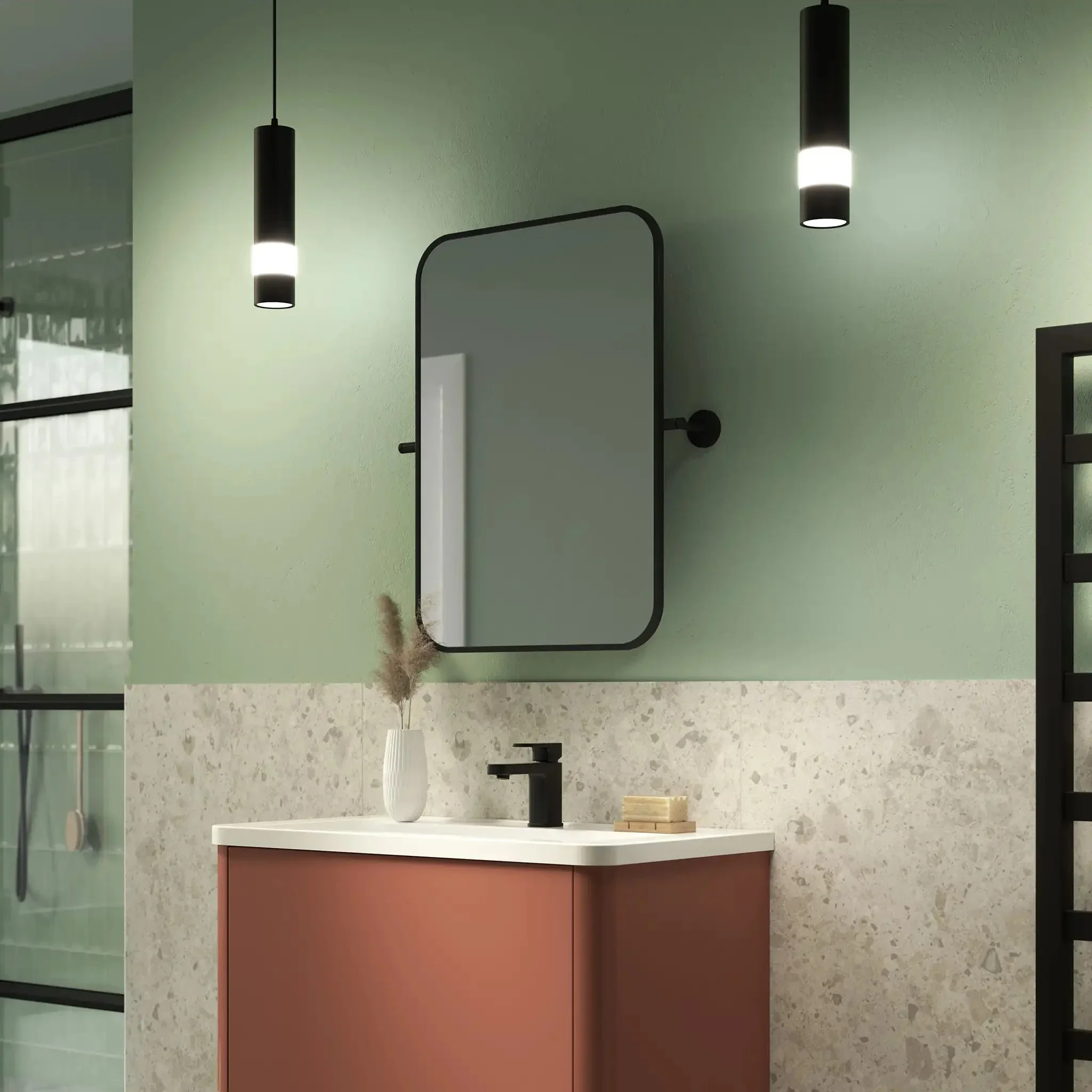 Axel Tilting Swing Mirror - Image 4