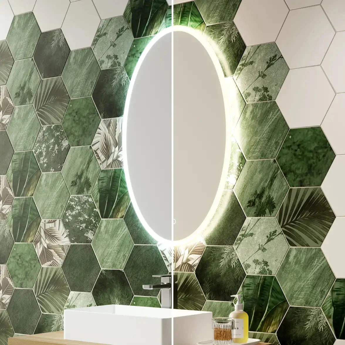 Clarity Oval LED Bathroom Mirror - Image 3