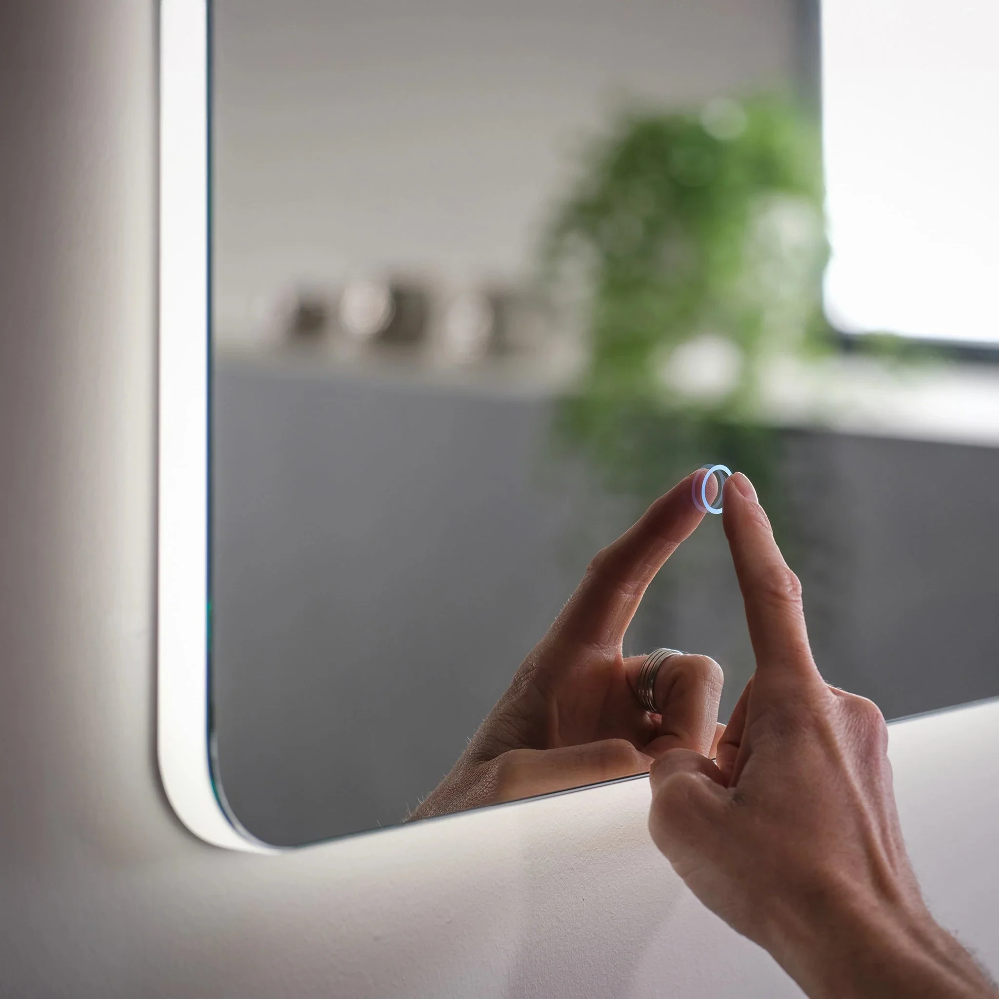 Halo Rectangle LED Bathroom Mirror - Image 11