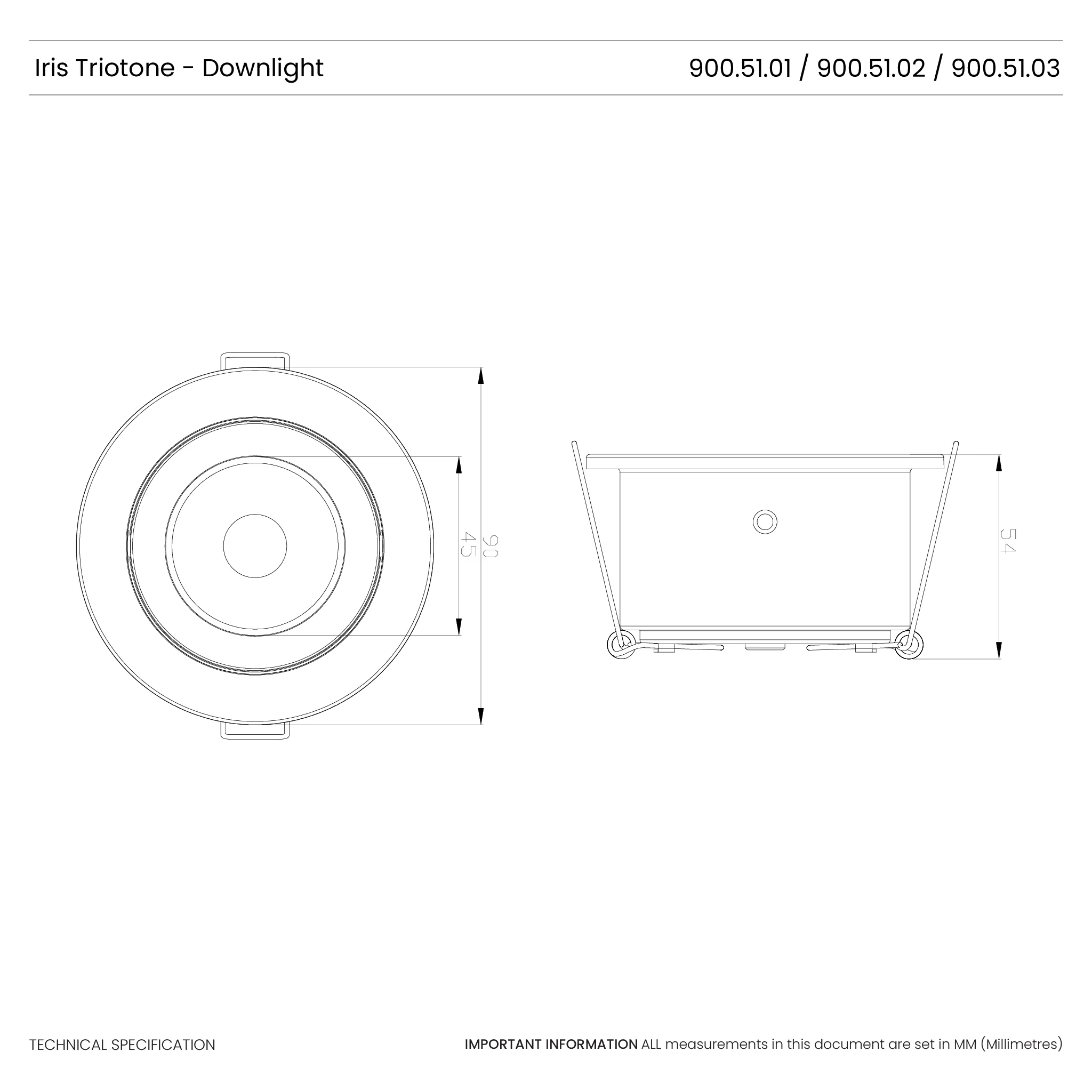 Iris Tiltable Fire Rated IP65 Bathroom Downlight - Image 22