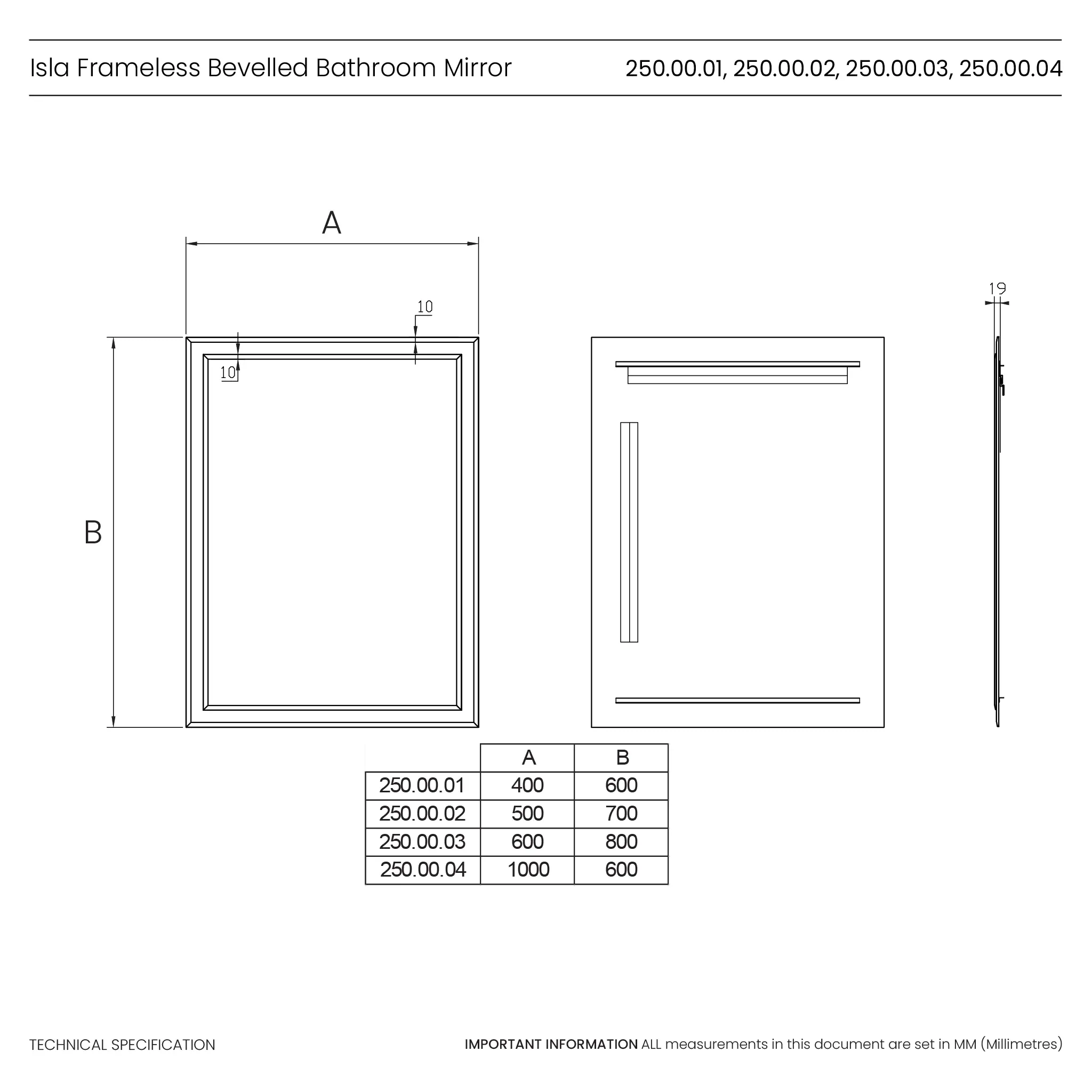 Isla Dual Bevelled Mirror - Image 10