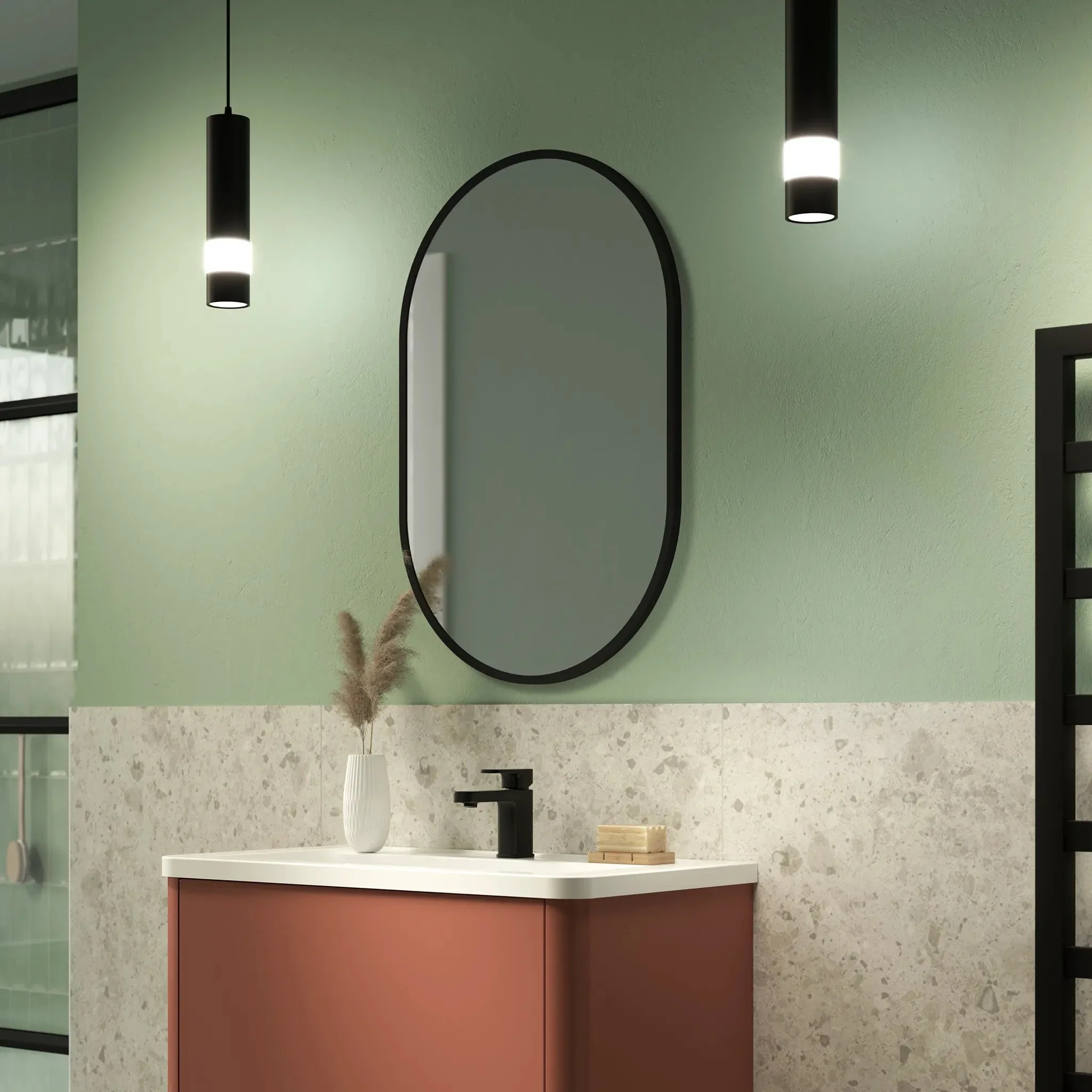 Kira Pill-Shaped Mirror - Image 10