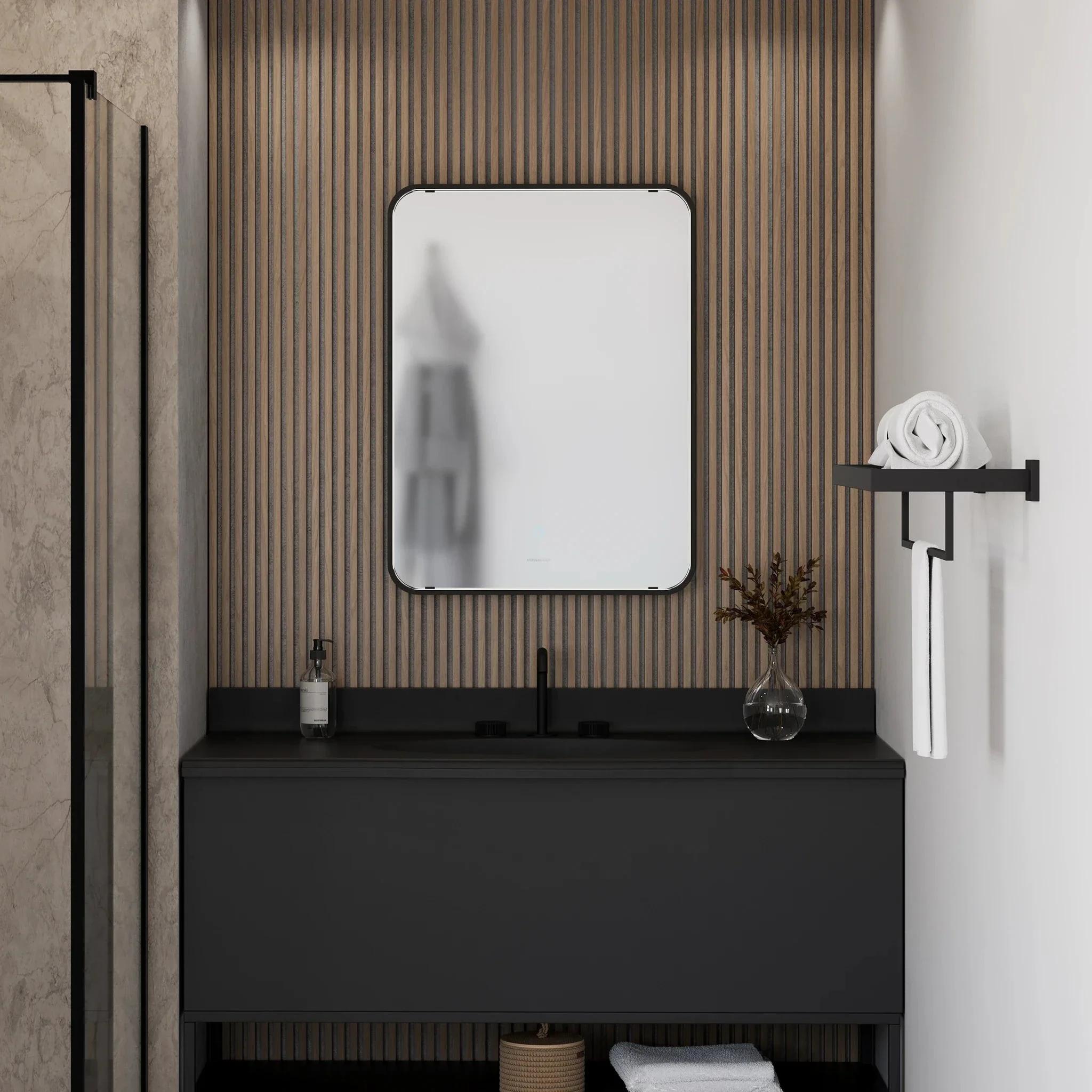 Luna Portrait LED Bathroom Mirror - Image 4