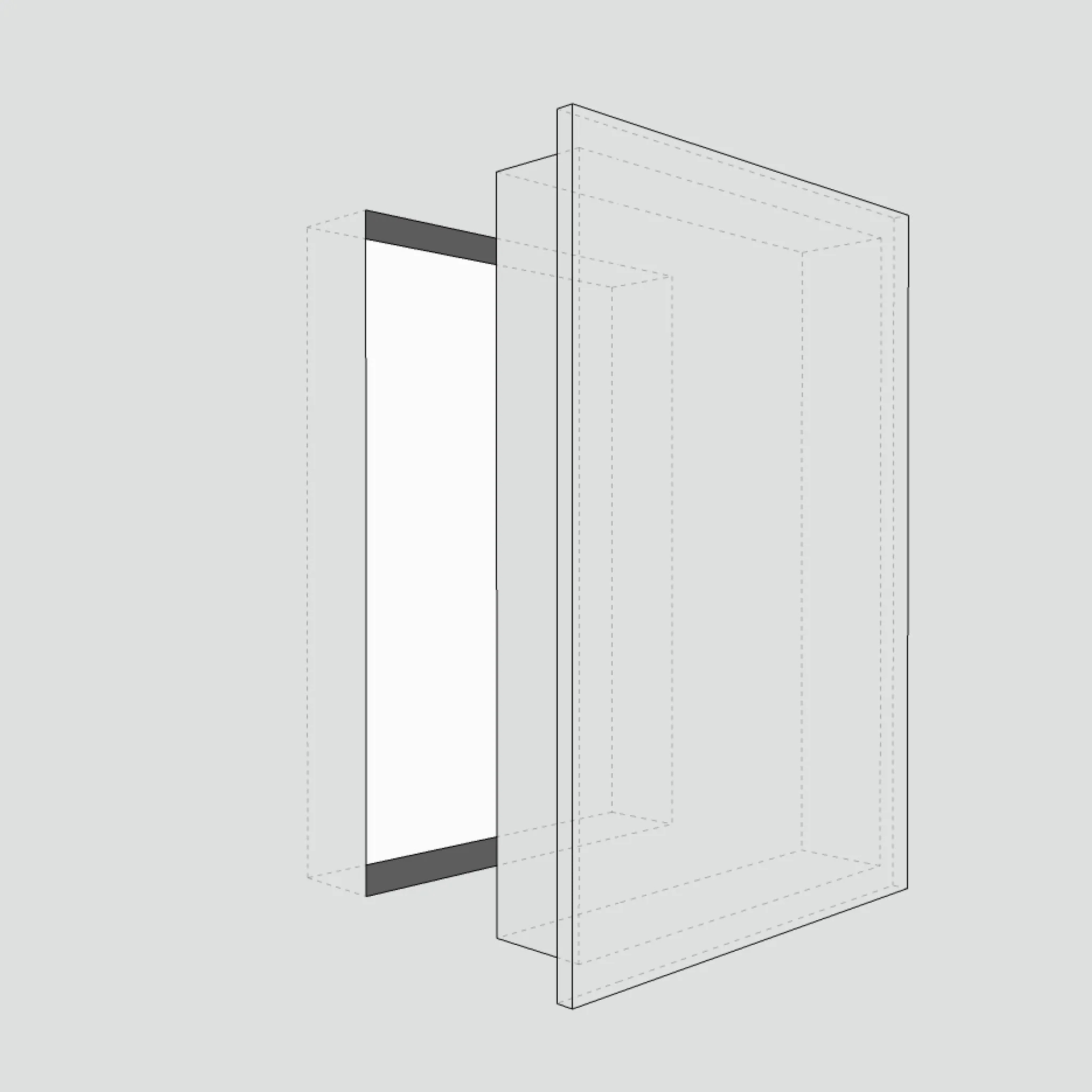 Malin Recessed LED Bathroom Mirror Cabinet - Image 9