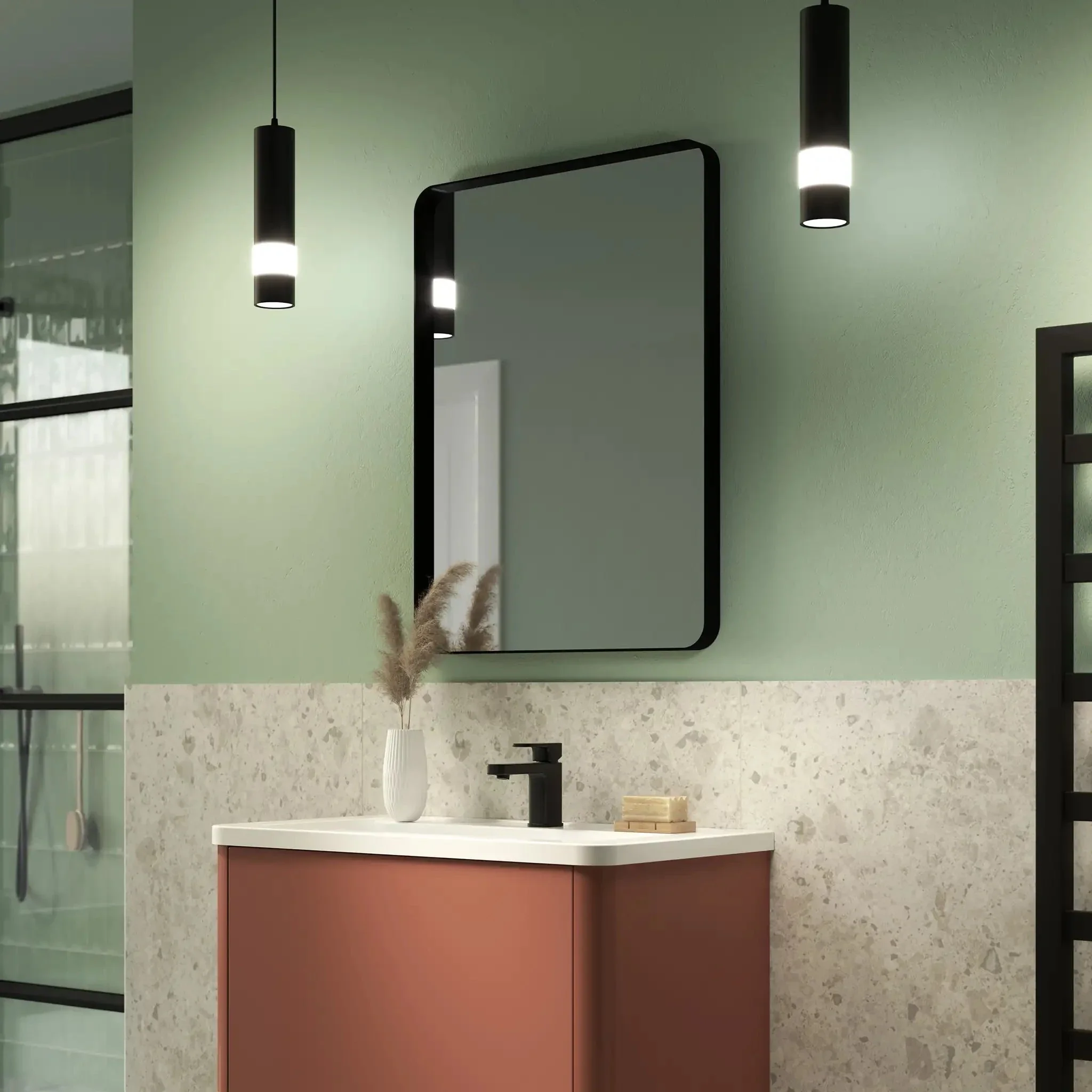 Onyx Deep Frame Mirror - Image 8