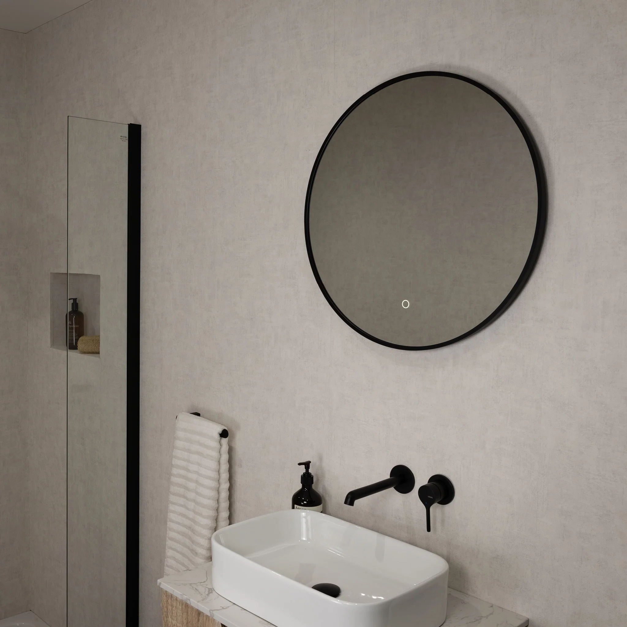 Oslo Round LED Bathroom Mirror - Image 7